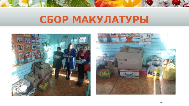 сбор макулатуры  