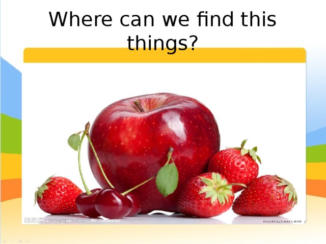 Where can we find this things? 