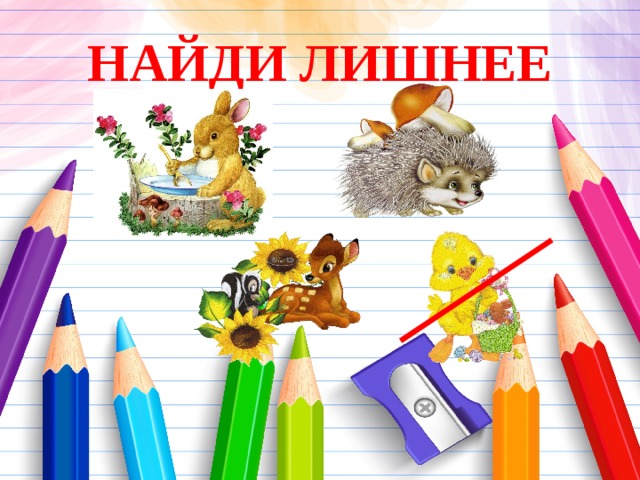 НАЙДИ ЛИШНЕЕ 