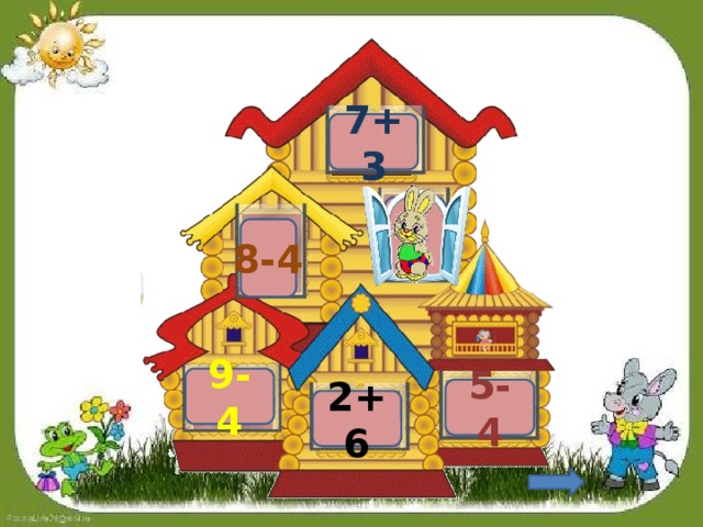 7+3 7 8-4 9-4 5-4 2+6 