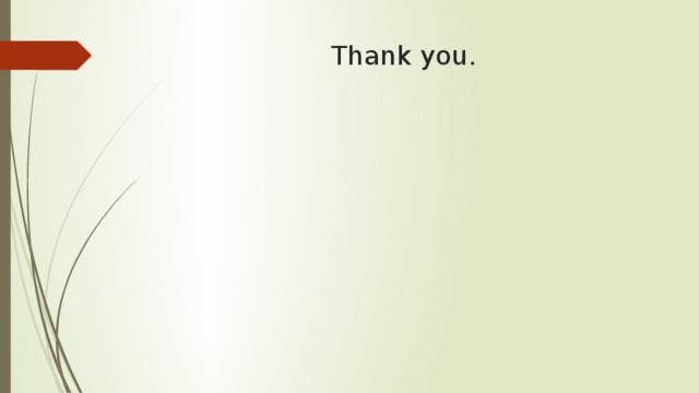 Thank you. 