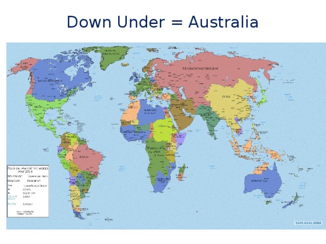 Down Under = Australia 