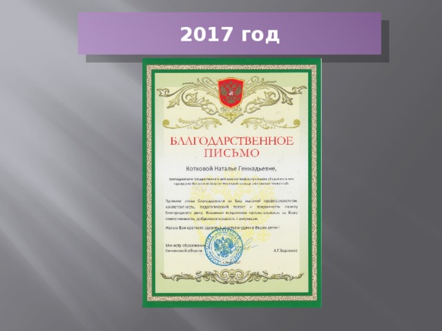 2017 год 