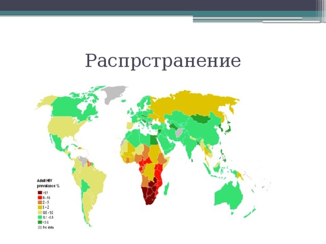Распрстранение 