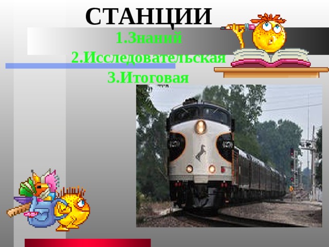 станции Знаний Исследовательская Итоговая 
