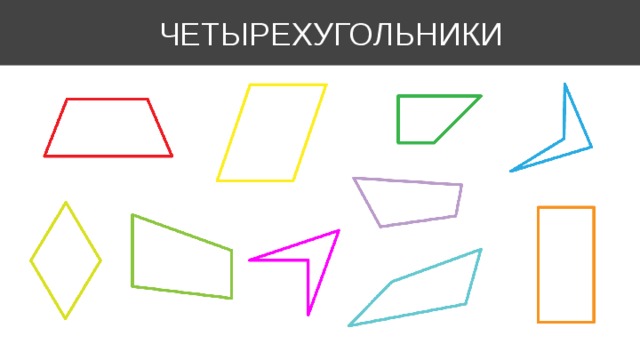 ЧЕТЫРЕХУГОЛЬНИКИ 