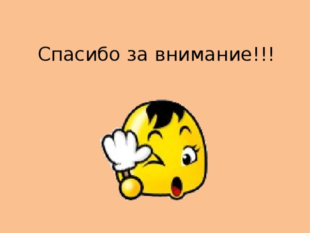 Спасибо за внимание!!! 