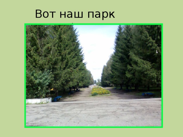 Вот наш парк вдали! 