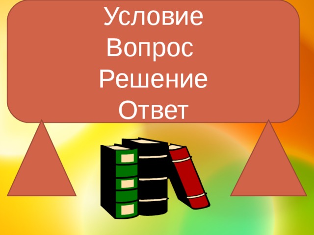 Условие Вопрос Решение Ответ  