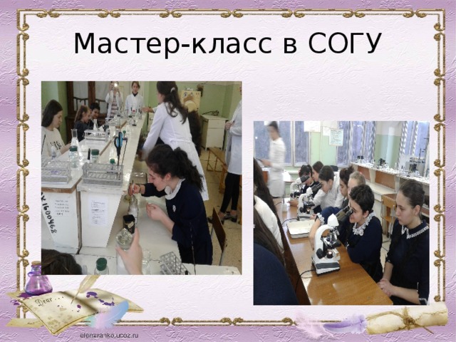 Мастер-класс в СОГУ 
