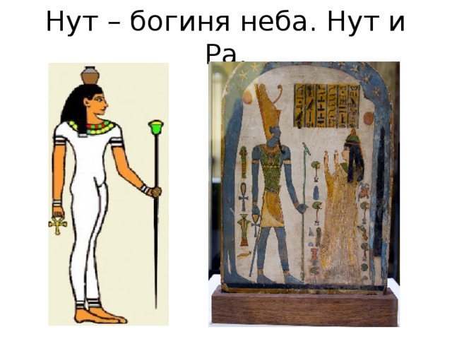 Нут – богиня неба. Нут и Ра. 