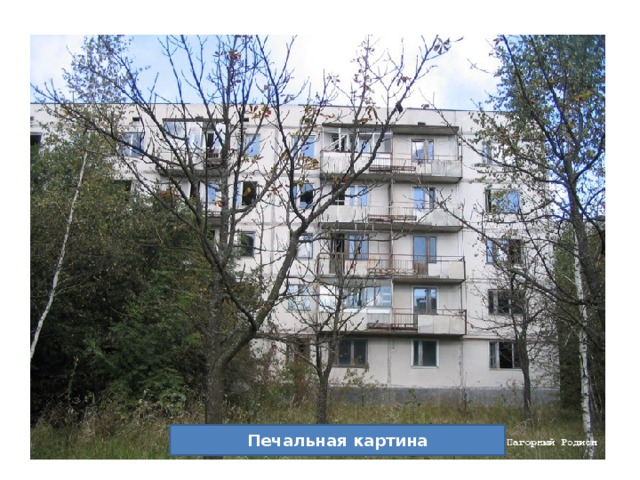 Печальная картина 