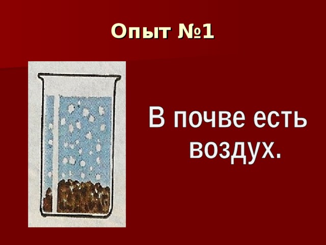 Опыт №1 
