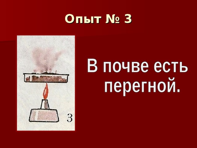 Опыт № 3 