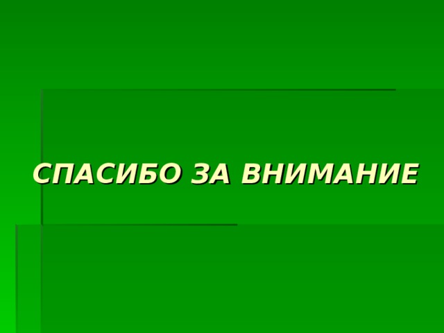 СПАСИБО ЗА ВНИМАНИЕ 