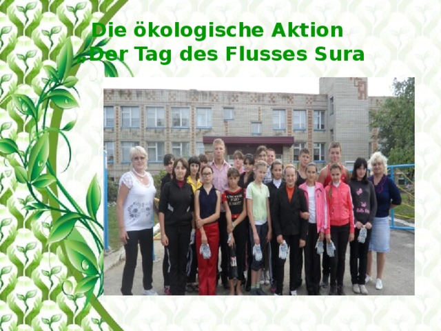 Die ökologische Aktion  „Der Tag des Flusses Sura