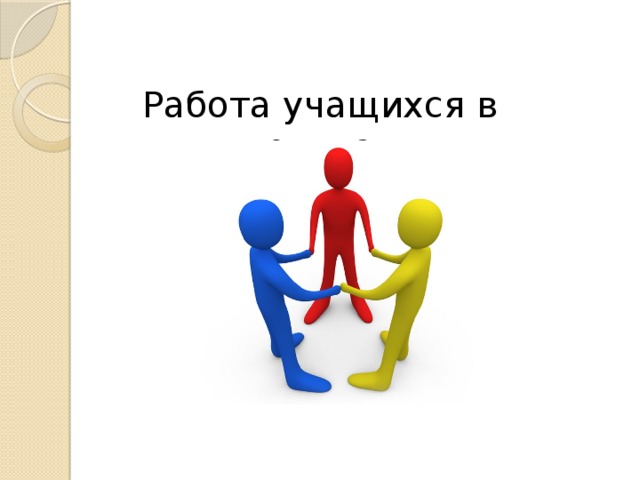 Работа учащихся в группах 
