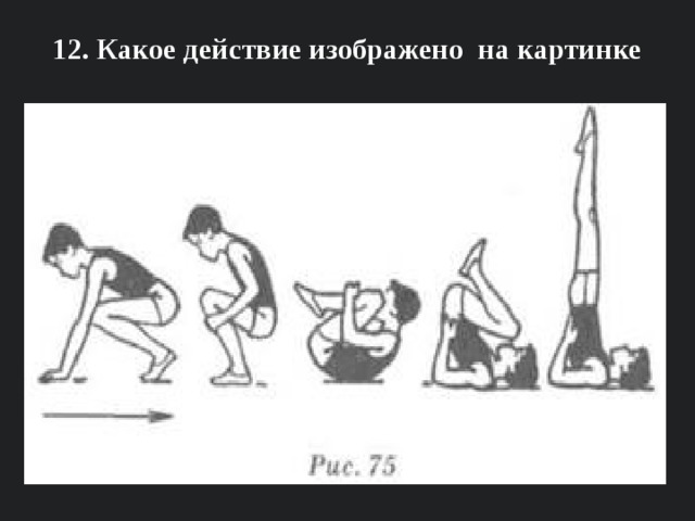 12. Какое действие изображено на картинке   