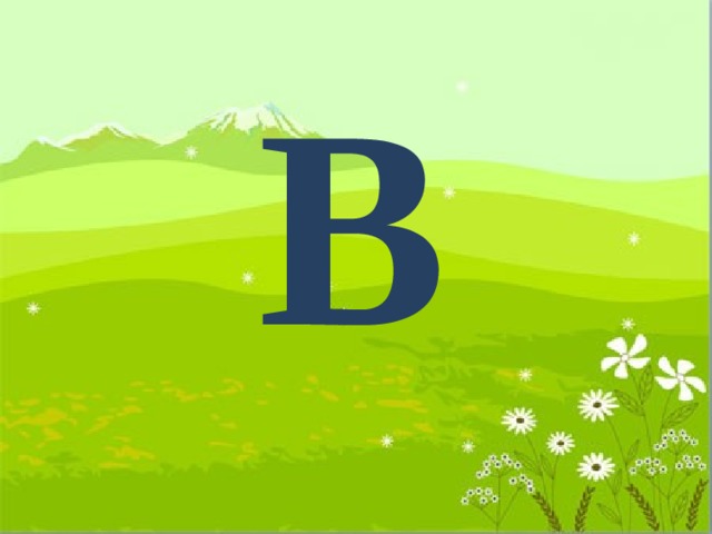В 