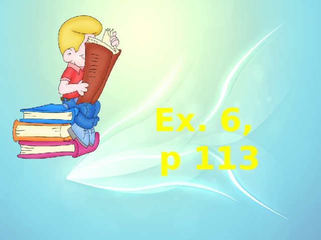 Ex. 6, p 113 