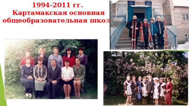 1994-2011 гг.  Картамакская основная общеобразовательная школа 