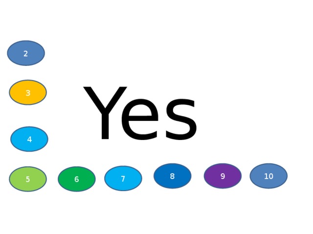 2 Yes 3 4 8 9 10 7 5 6 