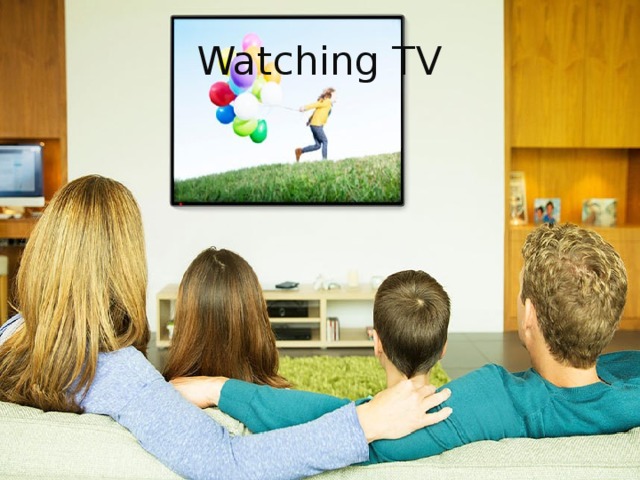 Watching TV 