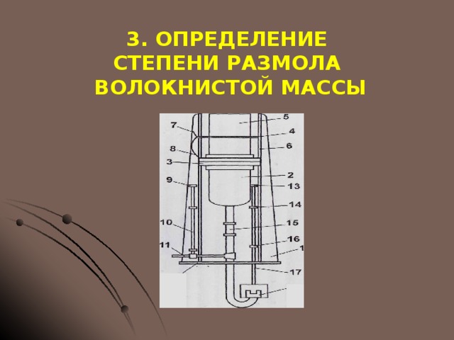 3. ОПРЕДЕЛЕНИЕ СТЕПЕНИ РАЗМОЛА ВОЛОКНИСТОЙ МАССЫ 