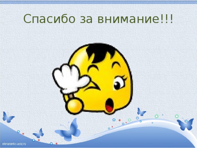 Спасибо за внимание!!! 