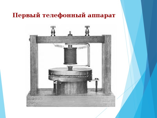 Первый телефонный аппарат 