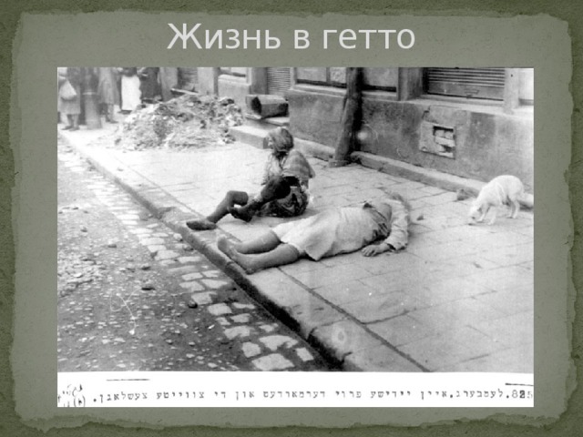 Жизнь в гетто 