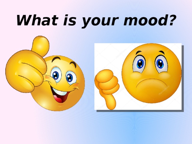 What is your mood? 