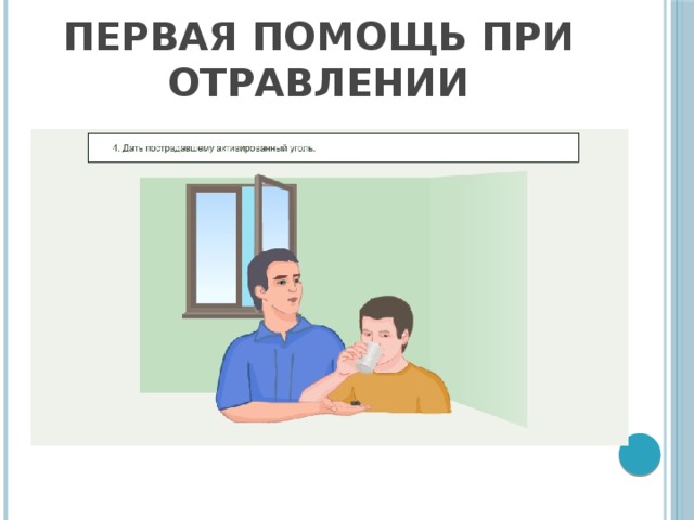 Первая помощь при отравлении 