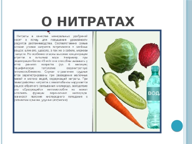 О нитратах 