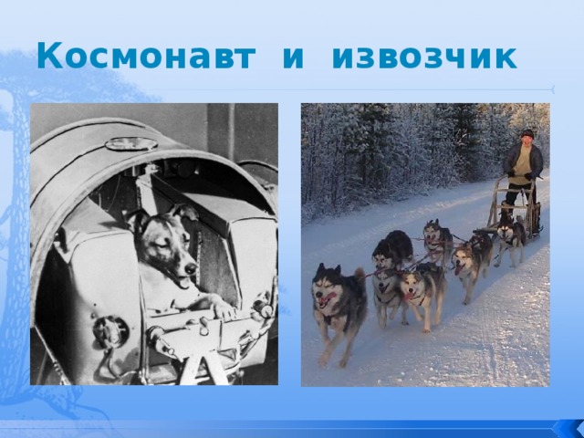 Космонавт и извозчик 