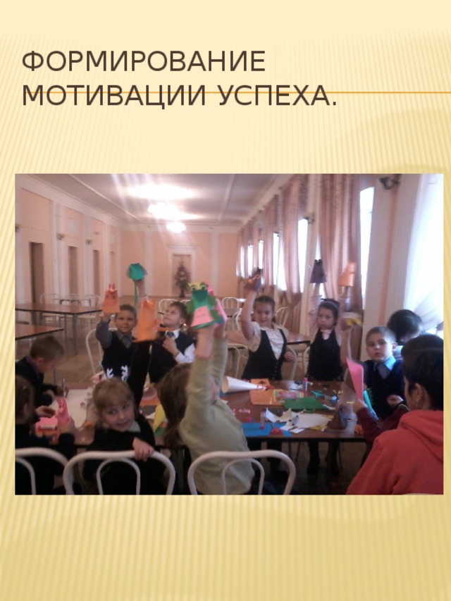 Формирование мотивации успеха. 