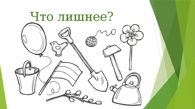 Что лишнее? 