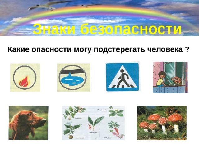 Знаки безопасности Какие опасности могу подстерегать человека ? 