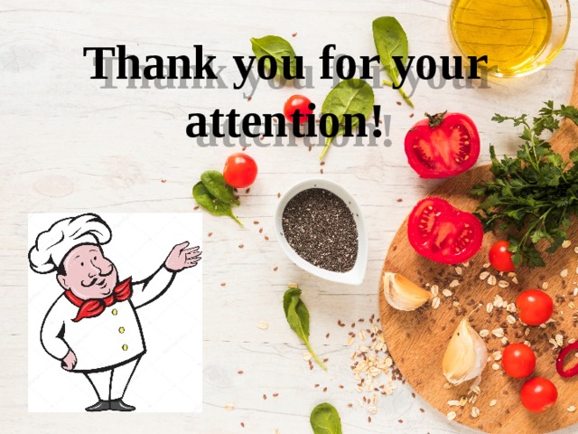 Thank you for your attention! 