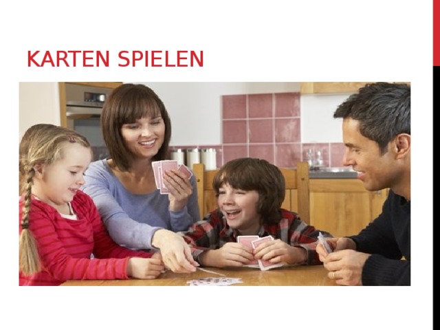 Karten spielen 