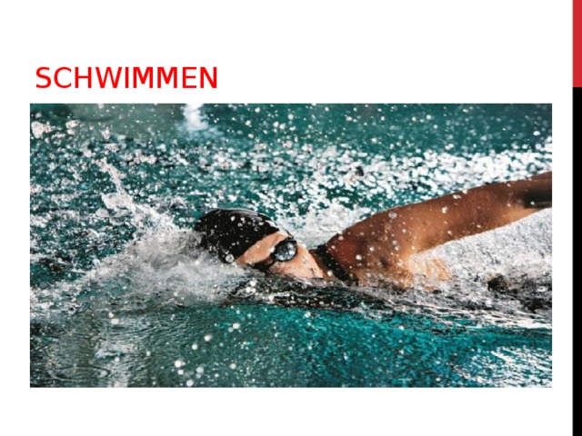 schwimmen 