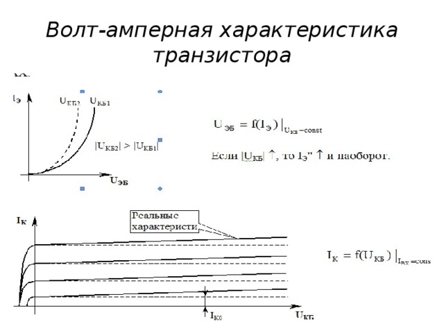 Волт-амперная характеристика транзистора 