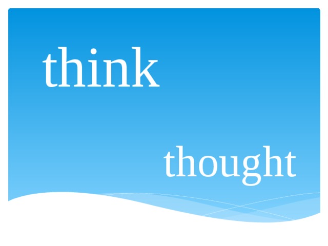 think thought 