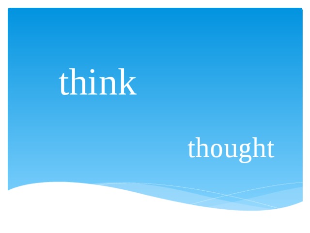think thought 