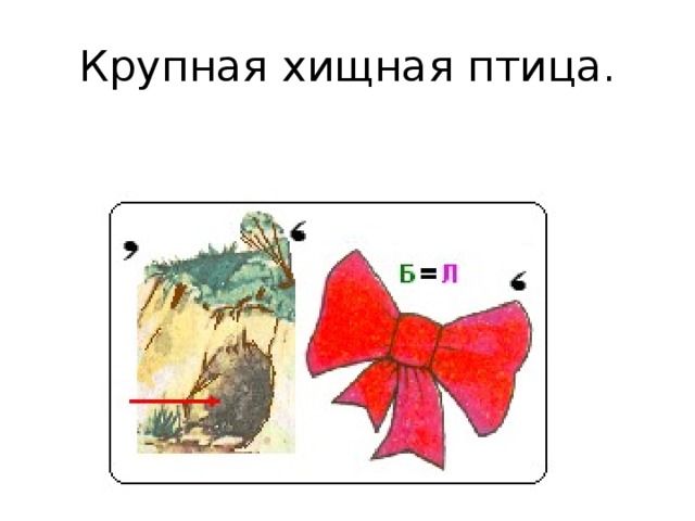 Крупная хищная птица. 