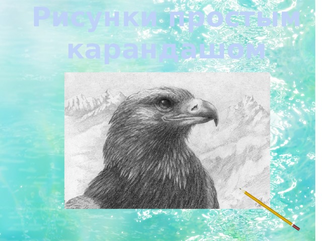 Рисунки простым карандашом 