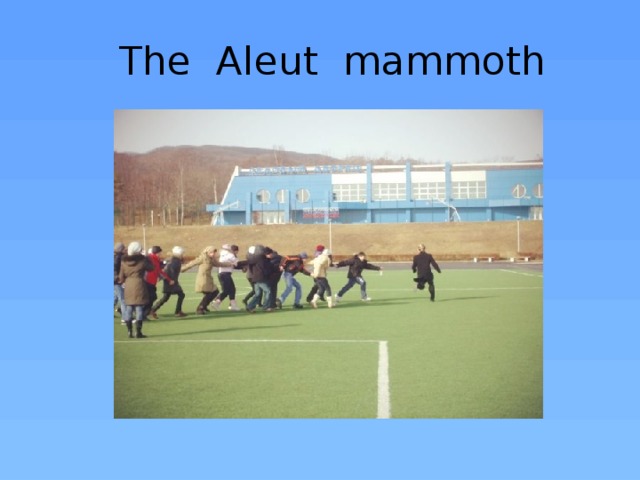  The Aleut mammoth 