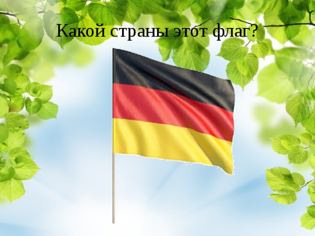 Какой страны этот флаг? 