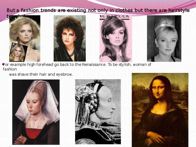 High Forehead Renaissance Открытый урок английского языка по теме