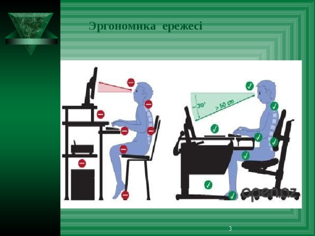 Эргономика ережесі   